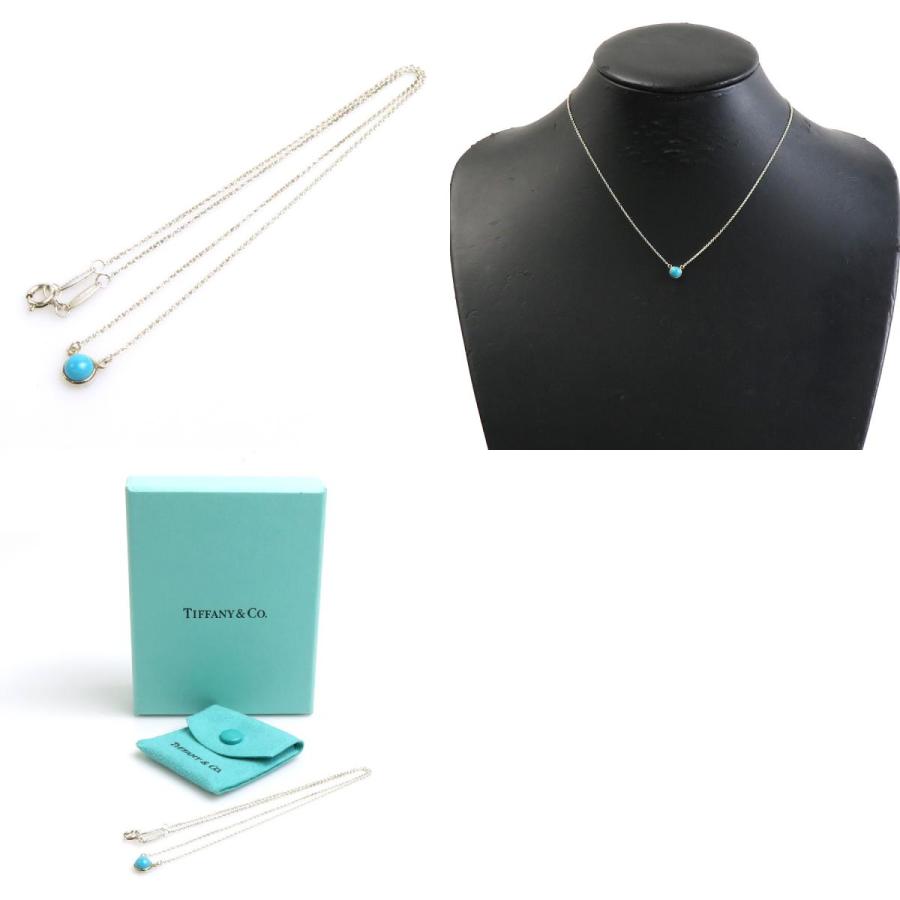 ティファニー TIFFANY&Co. ネックレス バイザヤード ターコイズ 