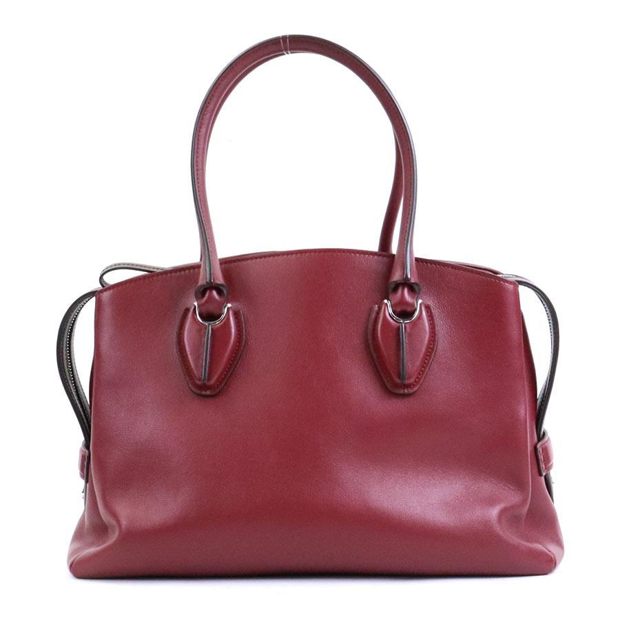 トッズ TOD'S ハンドバッグ ショルダーバッグ レザー レッド