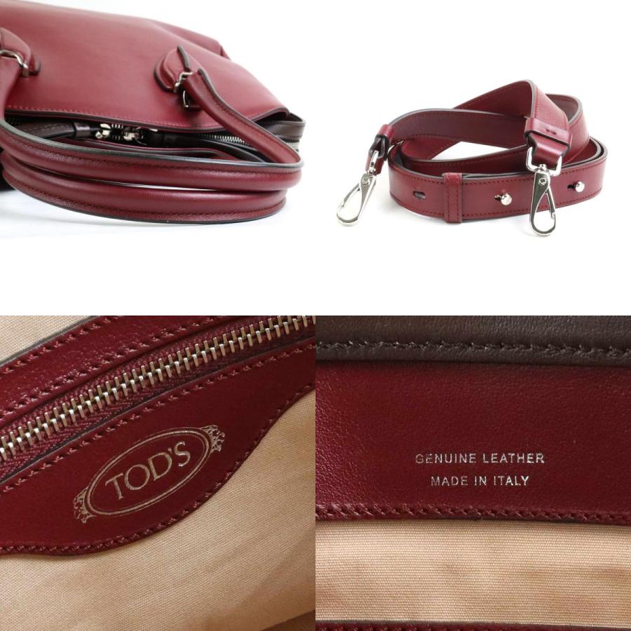 ＊美品　トッズ　本革ショルダーバッグ　ブラウン TOD'S（トッズ） 斜め掛けショルダーバッグ レディース レザー