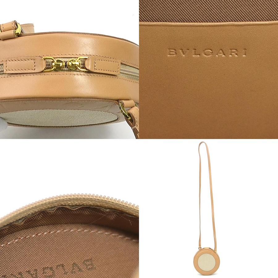 BVLGARI（ブルガリ） 斜め掛けショルダーバッグ キャンバス/レザー 