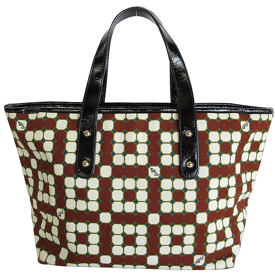 Bally（バリー） ハンドバッグ トートバッグ キャンバス/パテント 