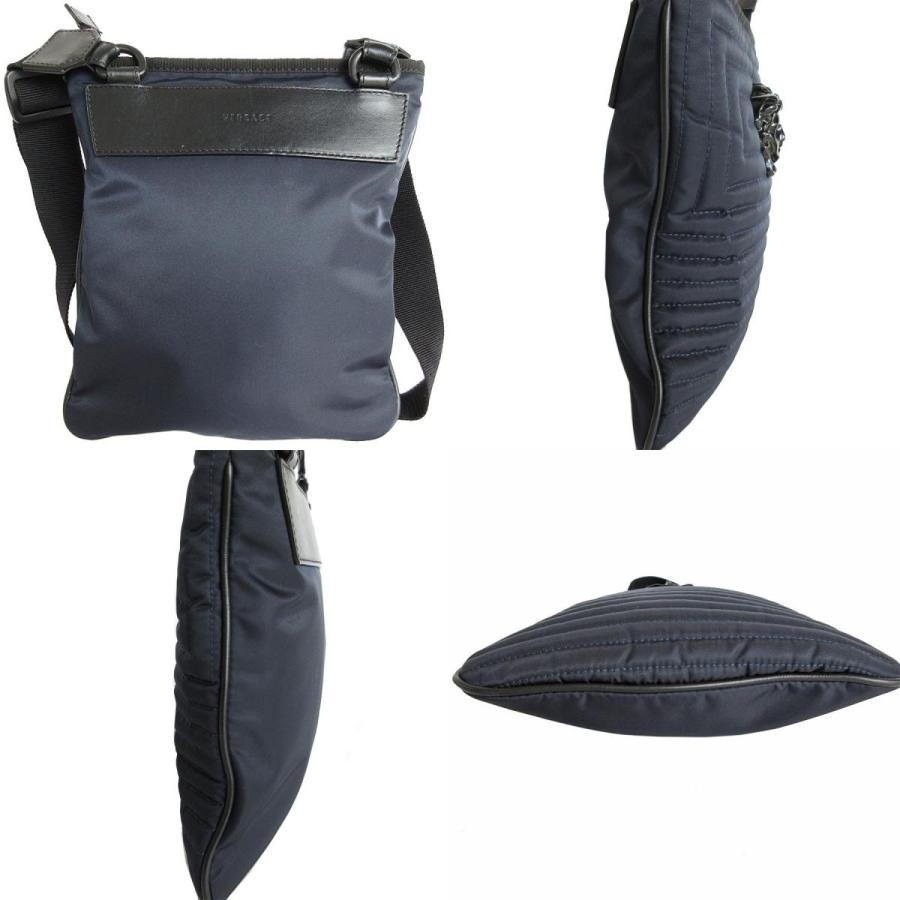 超美品 ヴェルサーチ ショルダーバッグ メデューサ ブルー 斜めがけ レザー VERSACE - ヴェルサーチ/VERSACE/ショルダーバッグ/メデューサ