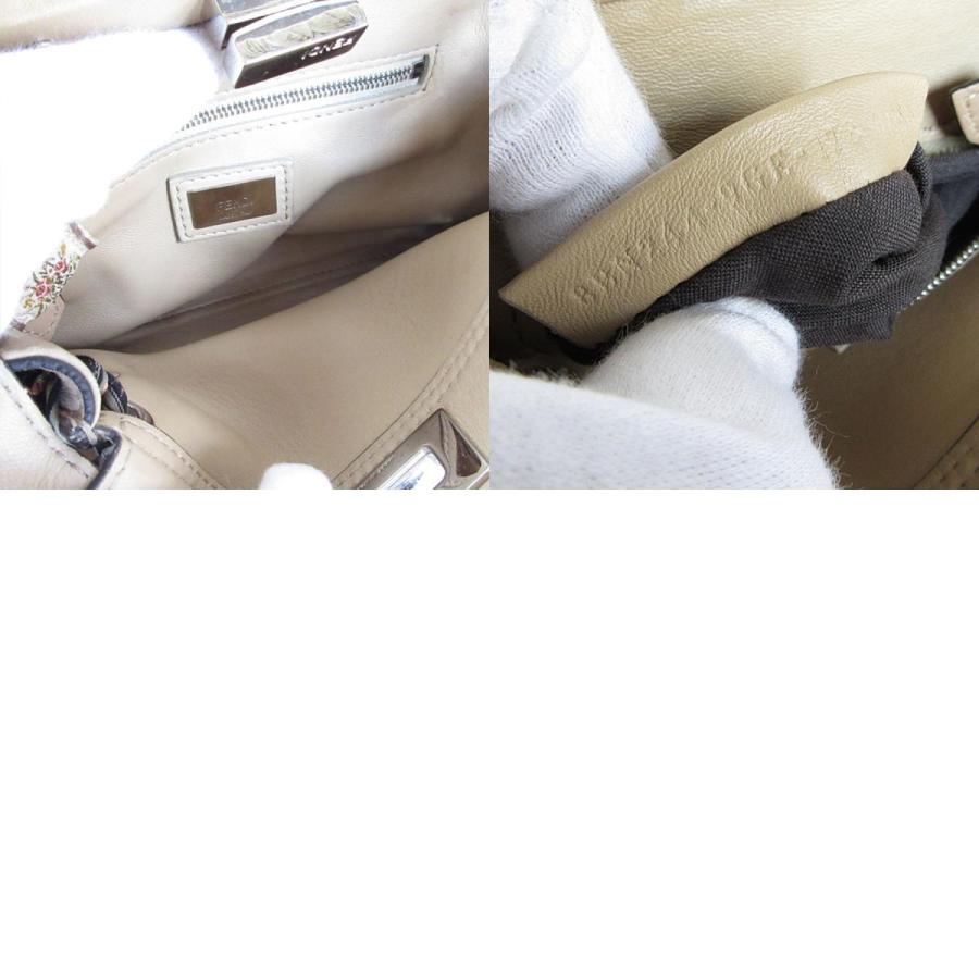 FENDI フェンディ ピーカブー ハンドバッグ 斜め掛けショルダーバッグ ベージュ 14059 レディース【中古】 s0064g FENDI（フェンディ） ハンドバッグ 斜め掛けショルダーバッグ