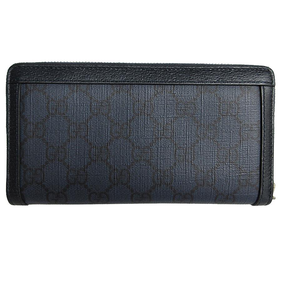GUCCI（グッチ） ラウンドファスナー長財布 GGマーモント GGスプリーム
