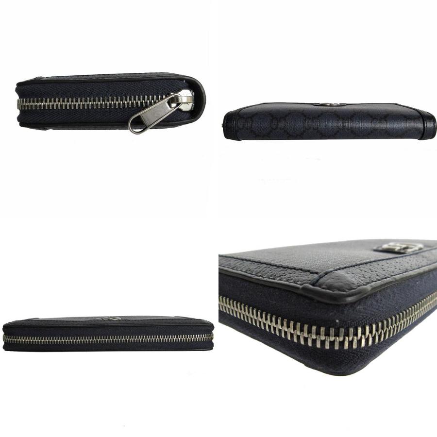 GUCCI グッチ ラウンドファスナー長財布 GGマーモント GGスプリーム