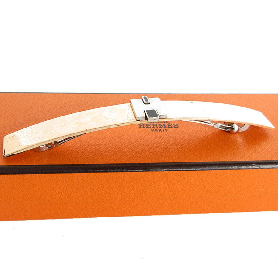 エルメス　バレッタ HERMES（エルメス） バレッタ メタル/エナメル ピンクゴールド