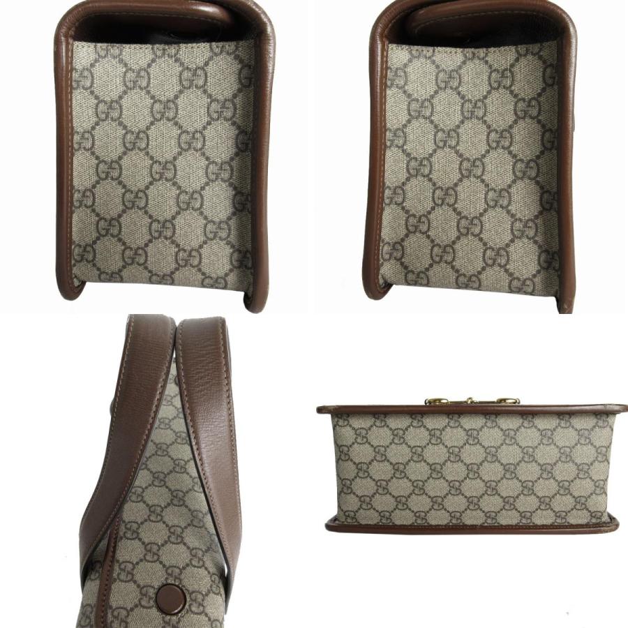 GUCCI（グッチ） ハンドバッグ GGスプリーム PVC/レザー ベージュ