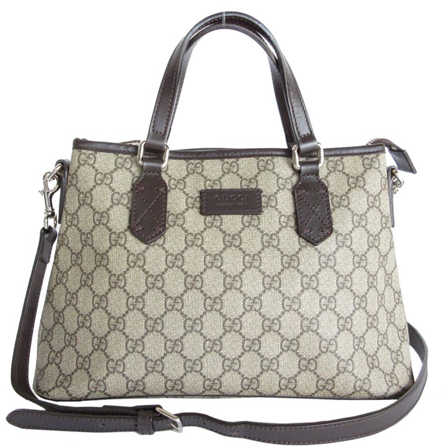 GUCCI ショルダーバッグ　GG スプリーム　PVC レザー　ベージュ　斜め掛 楽天市場】【バッグ】GUCCI グッチ GGスプリーム ショルダー
