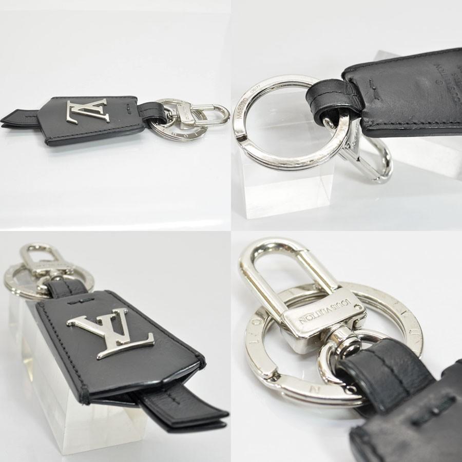 最新人気 ルイヴィトン キーリング キーホルダー Lv クロッシュ クレ ブラックxシルバーカラー レザーx金属素材 M680 S06 全日本送料無料 Www Thedailyspud Com