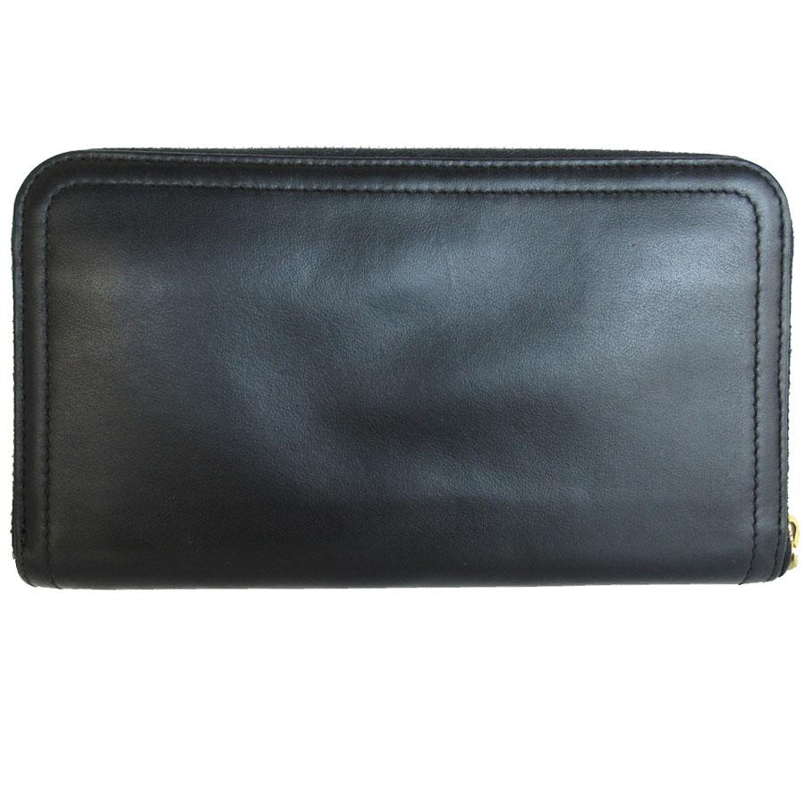 PRADA（プラダ） ラウンドファスナー長財布 レザー ブラック