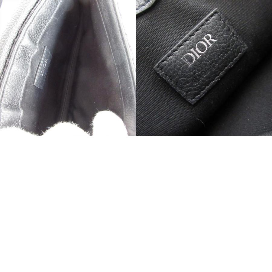 ディオール Dior ボディバッグ キャンバス/レザー ブラック : ブランド