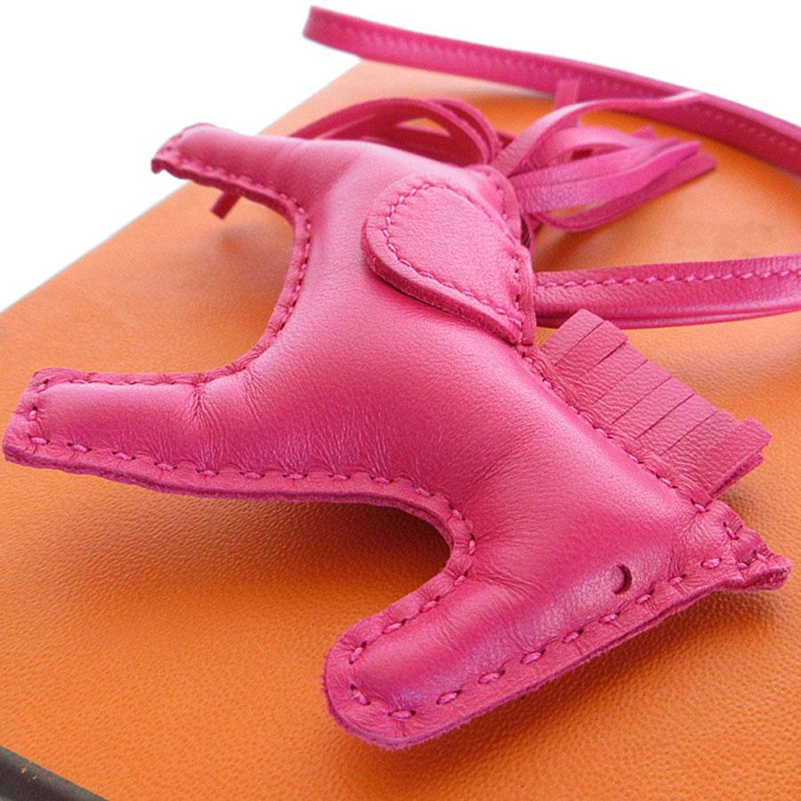 HERMES エルメス チャーム ロデオPM アニョーミロ ローズ