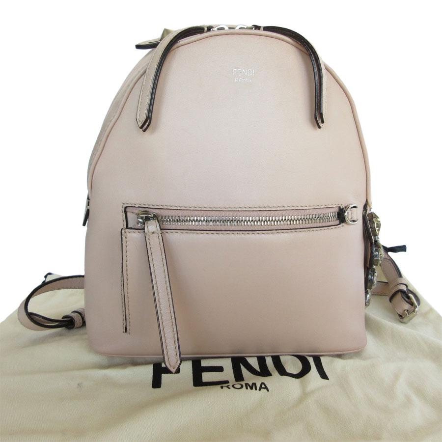 FENDI レディースリュック FENDI（フェンディ） リュック レザー ライトピンク : ブランド
