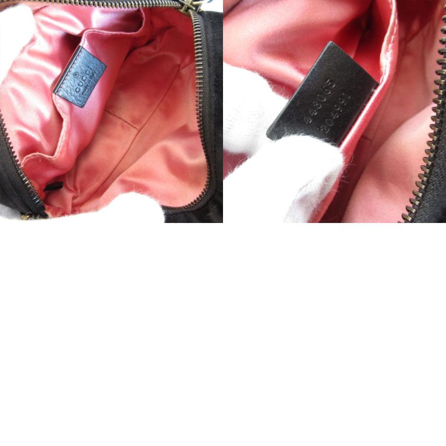 GUCCI（グッチ） ショルダーバッグ GG Marmont ベルベット ブラック