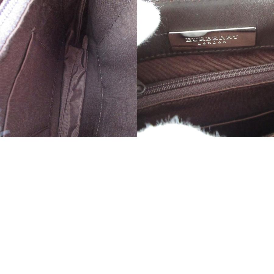 BURBERRY（バーバリー） ショルダーバッグ レザー/スエード ブラウン
