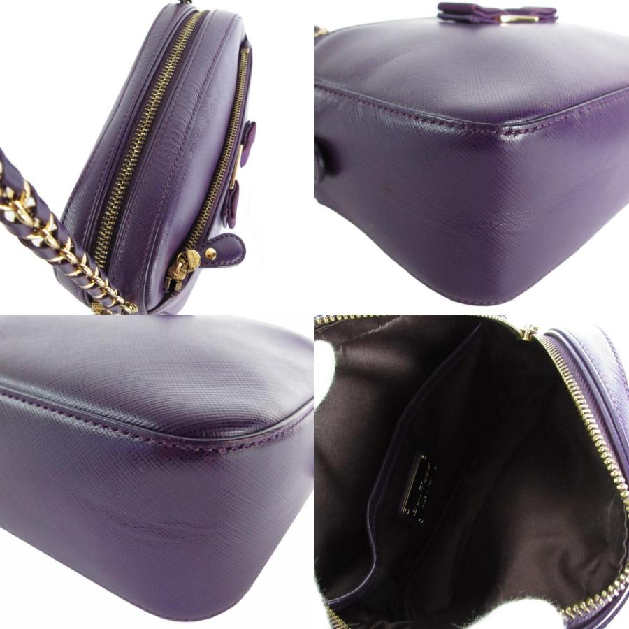 Salvatore Ferragamo パープル バッグ サルヴァトーレフェラガモ Salvatore Ferragamo 斜め掛け