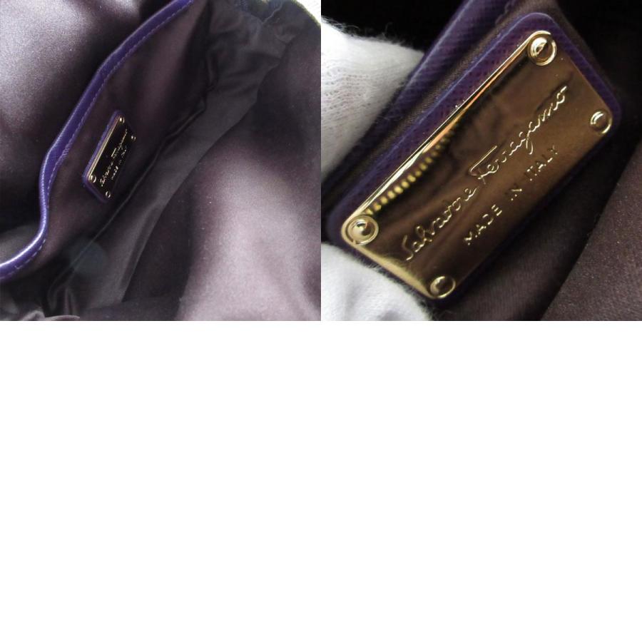 Salvatore Ferragamo パープル バッグ サルヴァトーレフェラガモ Salvatore Ferragamo 斜め掛け