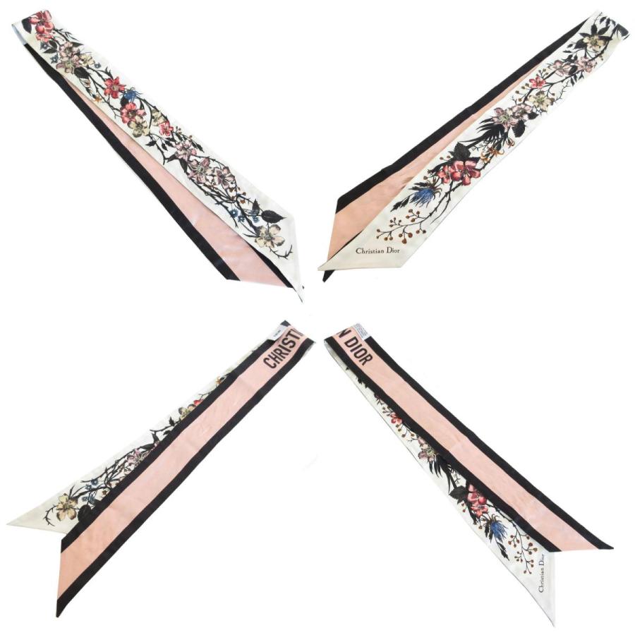 Christian Dior ディオール　大判シルクスカーフ　マルチカラー Christian Dior ディオール 大判シルクスカーフ マルチカラー