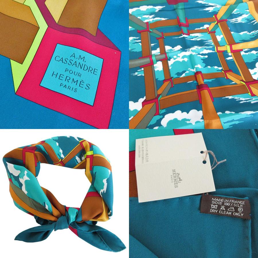 HERMES（エルメス） スカーフ A.M. CASSANDRE シルク マルチカラー