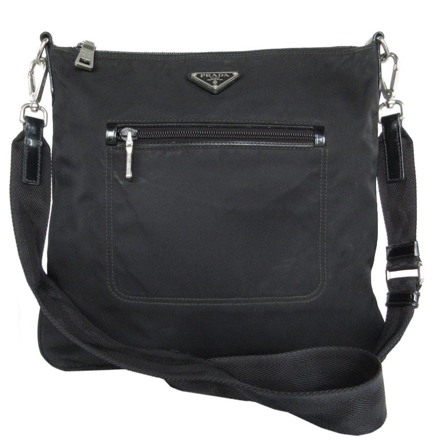PRADA（プラダ） 斜め掛けショルダーバッグ レザー ブラック