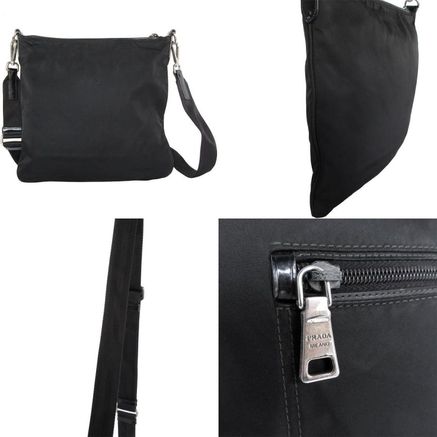 PRADA（プラダ） 斜め掛けショルダーバッグ レザー ブラック