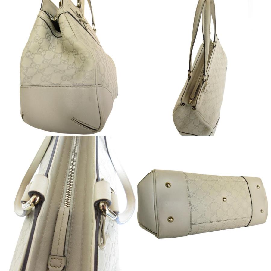 GUCCI（グッチ） ハンドバッグ グッチシマ レザー ライトベージュ