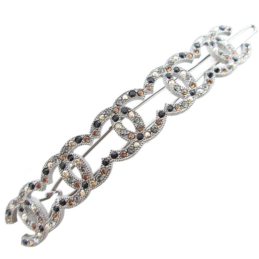 シャネル ラインストーン クリップ CHANEL シャネル ヘアクリップ ラインストーン 2022年モデル