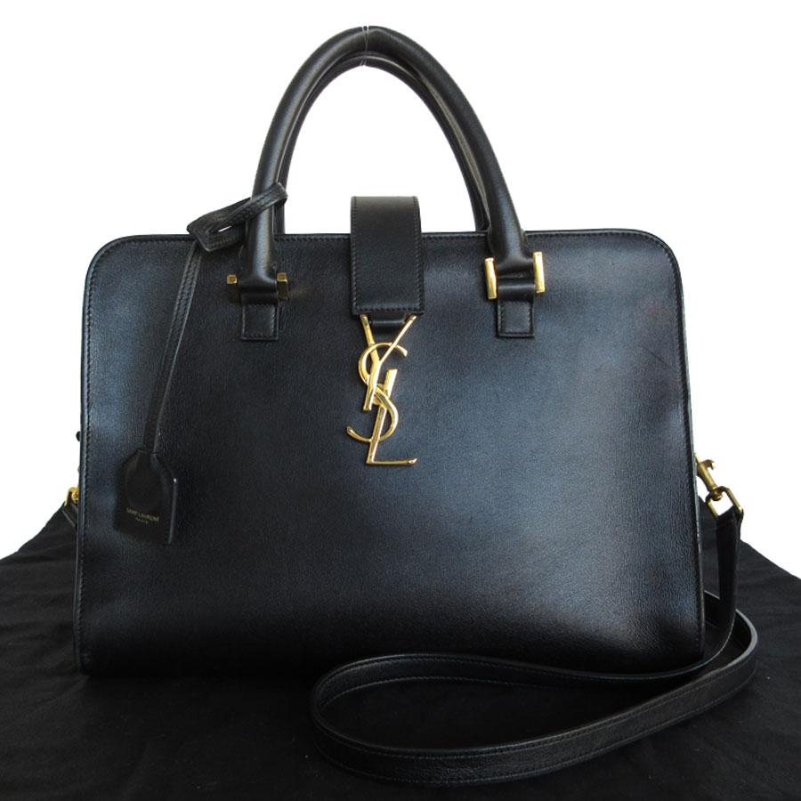 SAINT LAURENT サンローラン ベイビーカバス ハンドバッグ ショルダーバッグ ブラック 14054 レディース【中古】 s0701a サンローラン SAINT LAURENT ハンドバッグ ショルダーバッグ ベイビー