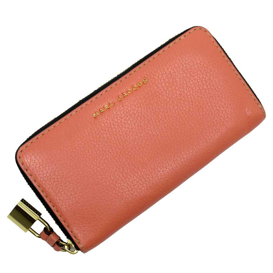 マークジェイコブス MARC JACOBS ラウンドファスナー長財布 レザー 