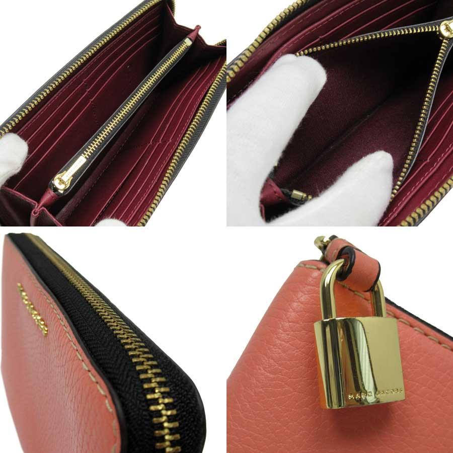 マークジェイコブス MARC JACOBS ラウンドファスナー長財布 レザー 