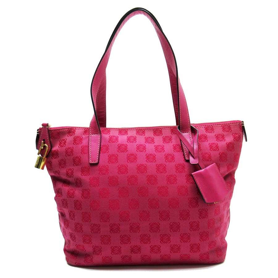 LOEWE（ロエベ） ショルダーバッグ トートバッグ レザー/キャンバス 