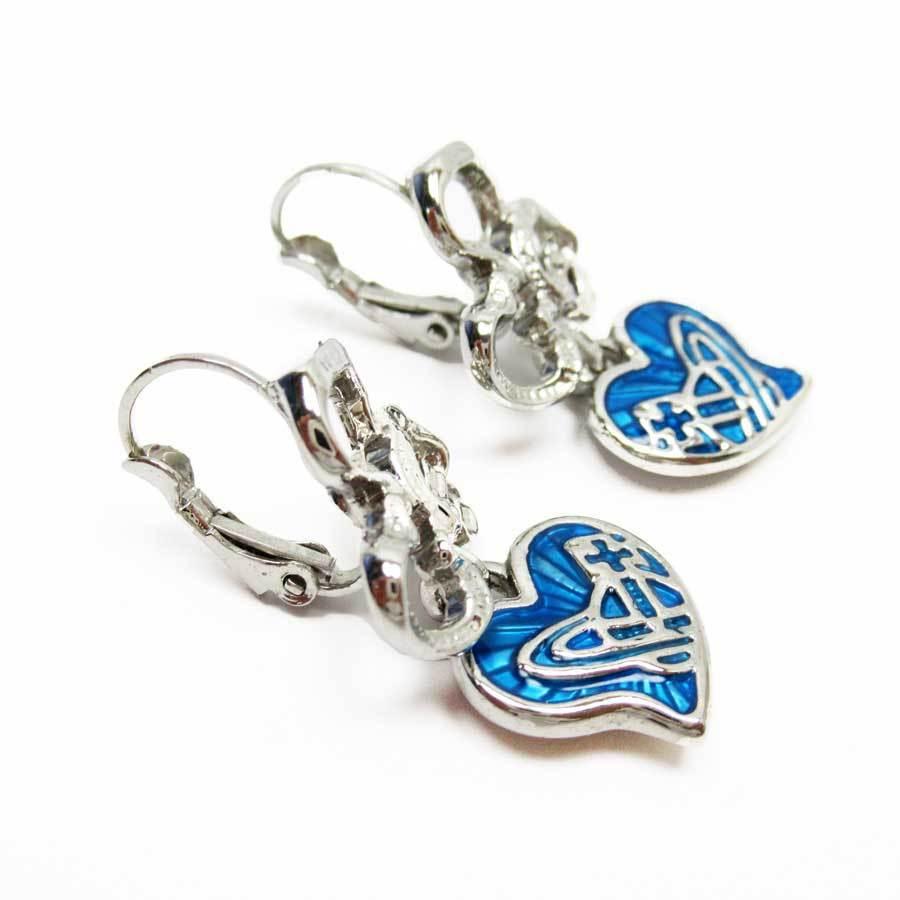 【sky blue】ヴィヴィアンウエストウッド　オーブピアス　両耳用 Vivienne Westwood（ヴィヴィアンウエストウッド） ピアス オーブ 金属