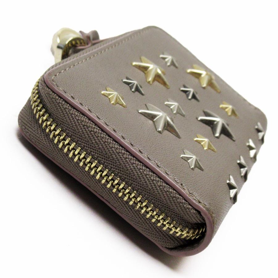専用 JIMMY CHOO 箱付 レザー スタッズ コインケース 6297. 中古】 ジミーチュウ JIMMY CHOO コインケース 星 小銭入れ