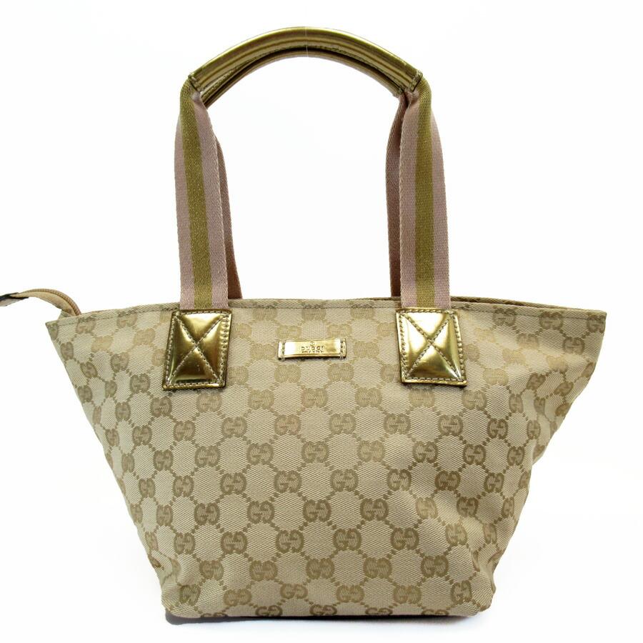 GUCCI GGパターン ハンドバッグ ベージュ/ブラウン Gucci GGパターン ハンドバッグ ベージュ/ブラウンの通販はau PAY