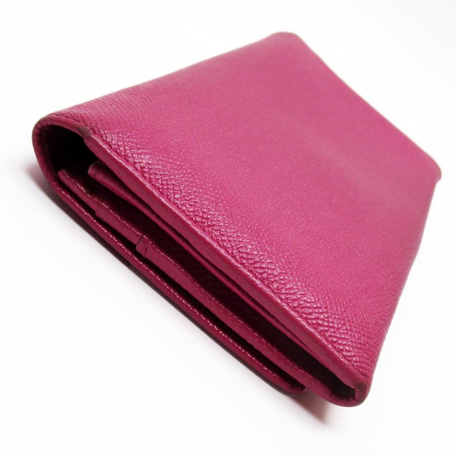 BVLGARI 新品未使用 折財布 パープル-