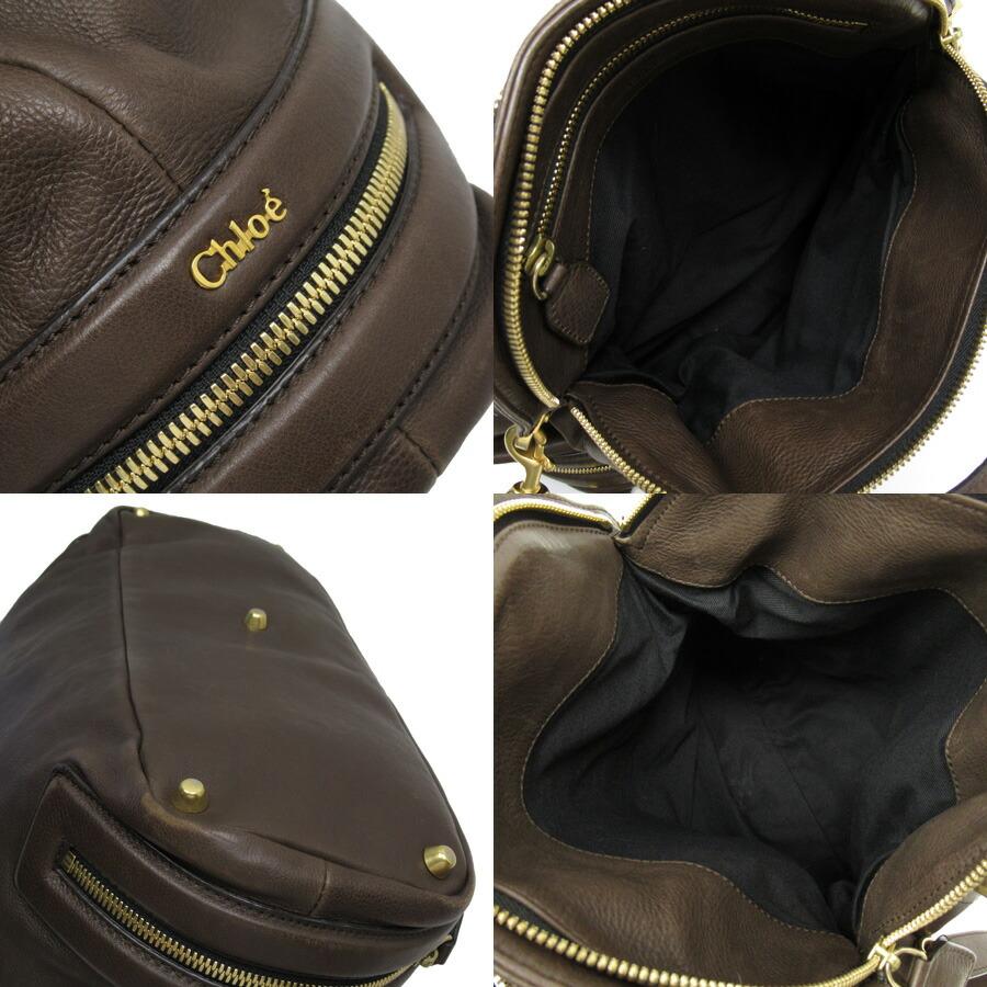 Chloe（クロエ） ハンドバッグ ショルダーバッグ レザー ブラウン