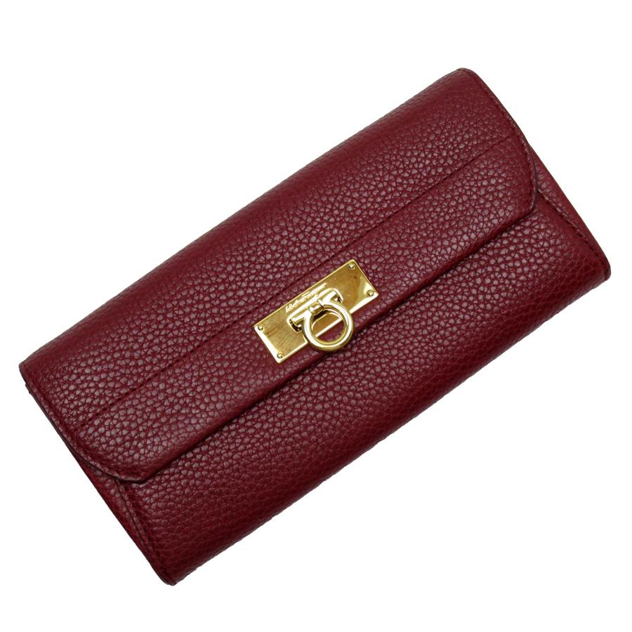 こここ 　Salvatore Ferragamo 長財布　ガンチーニ FERRAGAMO フェラガモ 財布 長財布 ガンチーニ レディース