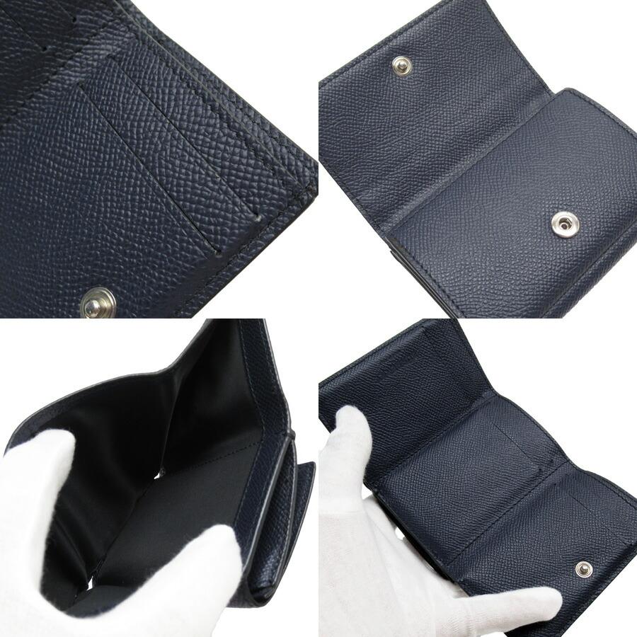 BURBERRY ネイビー 三つ折り財布 BURBERRY バーバリー 80181231 ミニ財布 3つ折り財布 ネイビー 札入れ