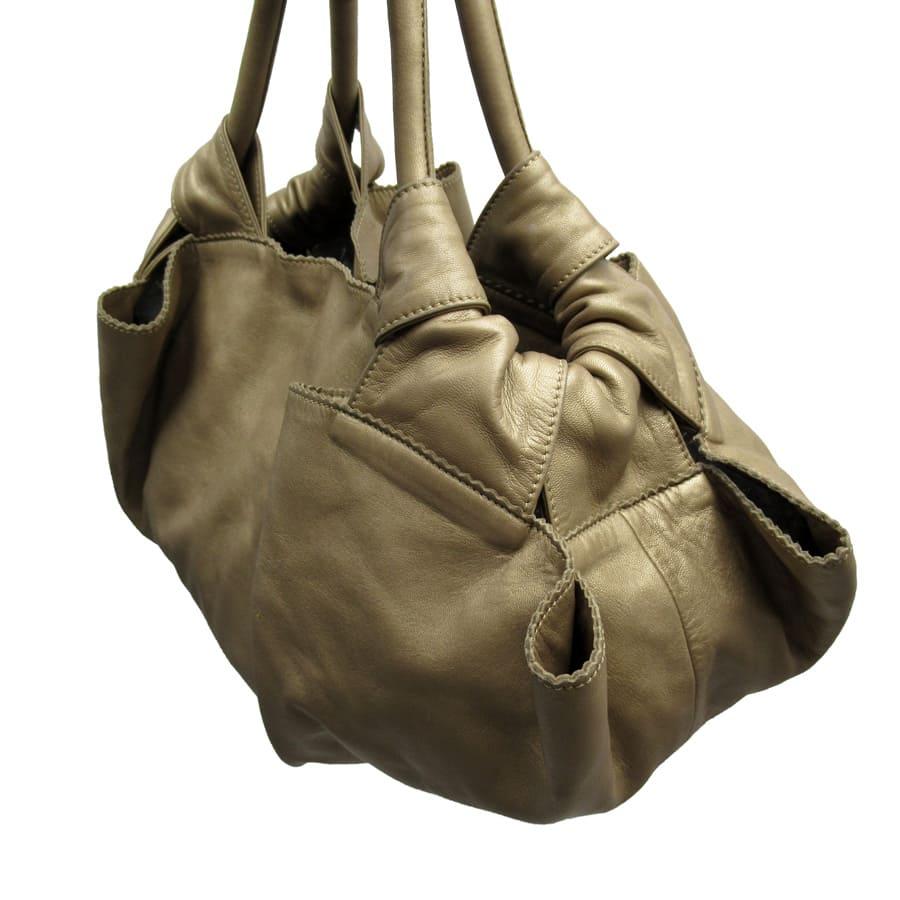 LOEWE ロエベ ハンドバッグ ナッパアイレ レザー ブロンズ 定番人気 
