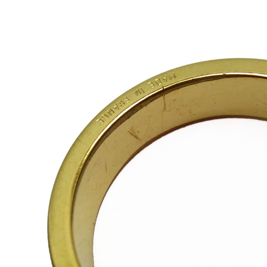 HERMES（エルメス） スカーフリング ベルトモチーフ メタル/レザー