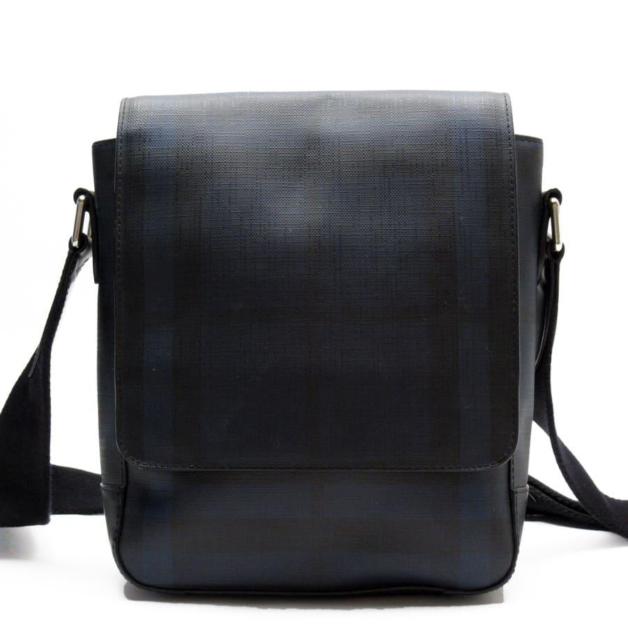 BURBERRY バーバリー 斜め掛けショルダーバッグ チェック PVCx