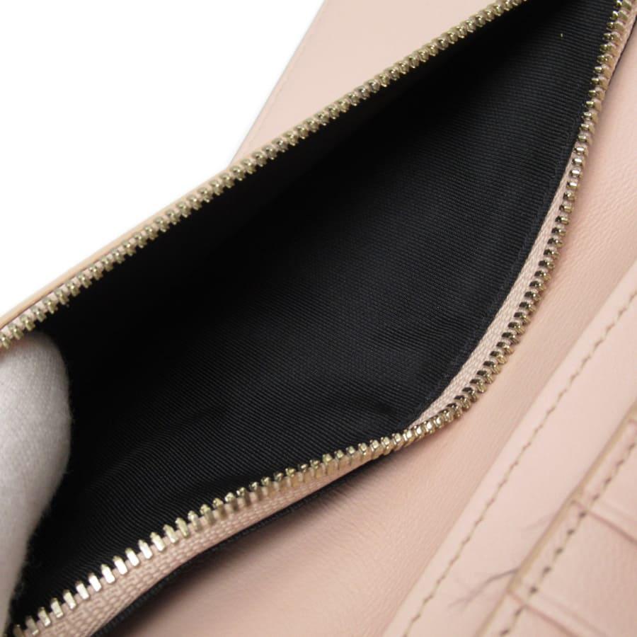 Bally バリー BALLY 三つ折り長財布 レザー ネイビーxベージュ系 定番 