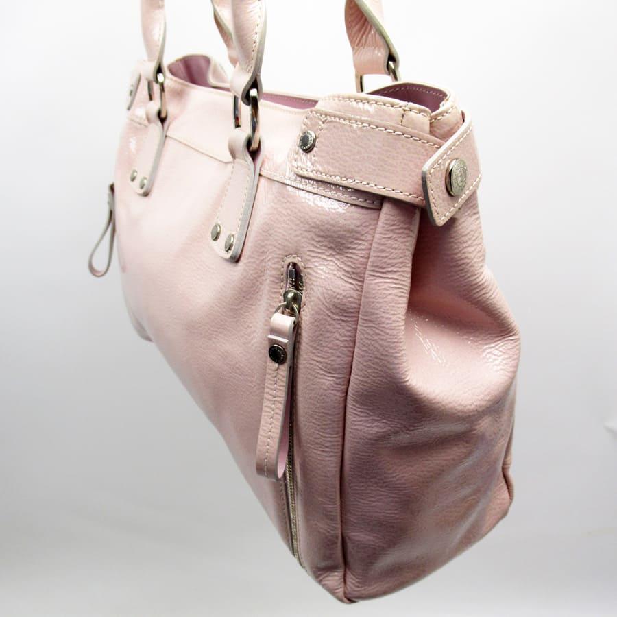 LONGCHAMP（ロンシャン） ショルダーバッグ パテントレザー ピンク系 