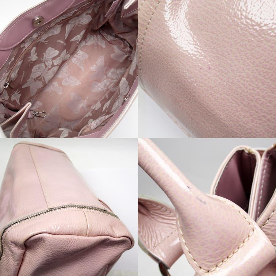 LONGCHAMP（ロンシャン） ショルダーバッグ パテントレザー ピンク系 