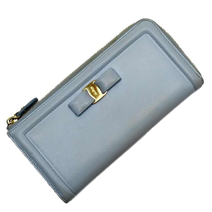 サルヴァトーレフェラガモ Salvatore Ferragamo L字ファスナー長財布