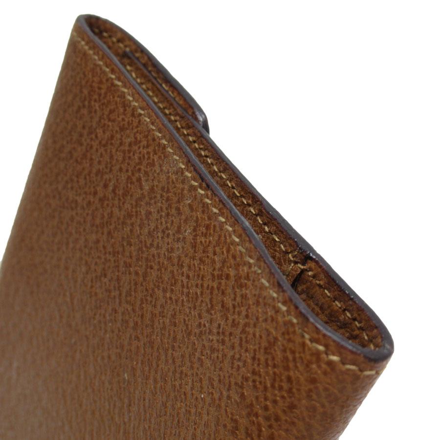 GUCCI（グッチ） 手帳カバー メモカバー レザー ブラウン : ブランド