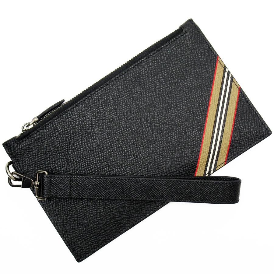 BURBERRY（バーバリー） ポーチ マルチケース レザー ブラック