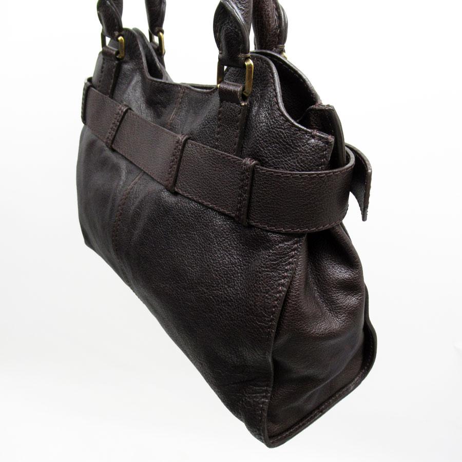 BURBERRY バーバリー ショルダーバッグ レザー ブラウン