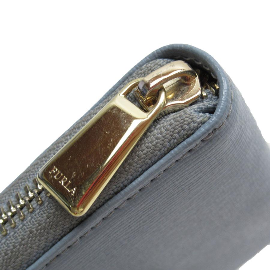 FURLA（フルラ） 二つ折り財布 レザー ライトブルー : ブランド