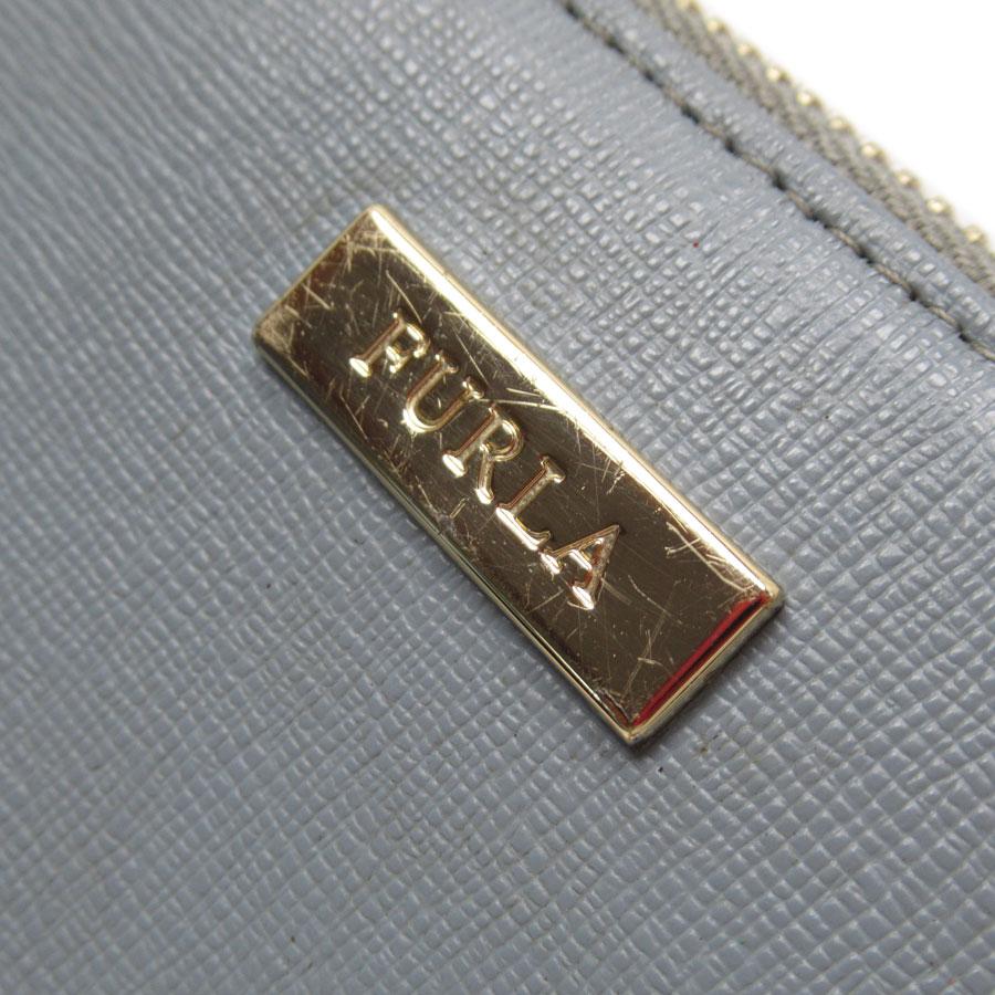 FURLA（フルラ） 二つ折り財布 レザー ライトブルー : ブランド